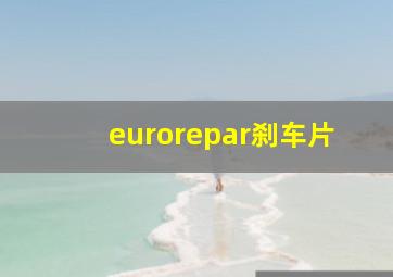 eurorepar刹车片