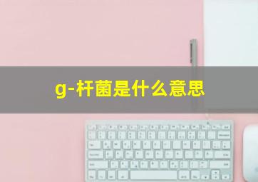 g-杆菌是什么意思