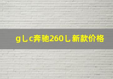 g乚c奔驰260乚新款价格