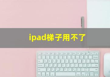 ipad梯子用不了