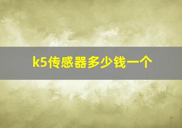 k5传感器多少钱一个