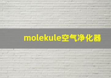 molekule空气净化器