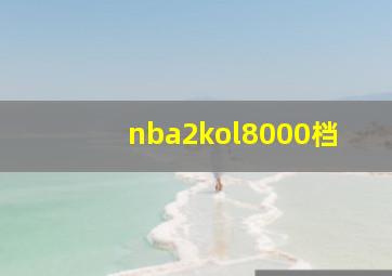 nba2kol8000档