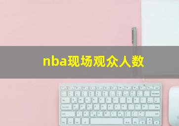 nba现场观众人数