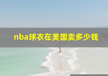 nba球衣在美国卖多少钱