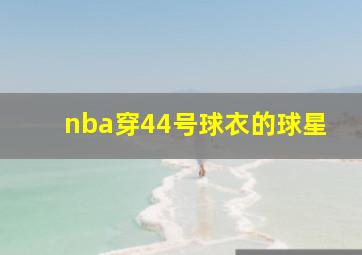 nba穿44号球衣的球星