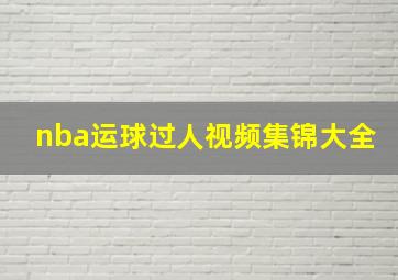 nba运球过人视频集锦大全