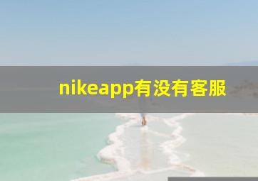 nikeapp有没有客服