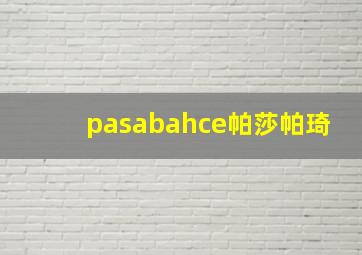 pasabahce帕莎帕琦