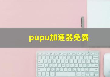 pupu加速器免费