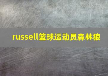 russell篮球运动员森林狼