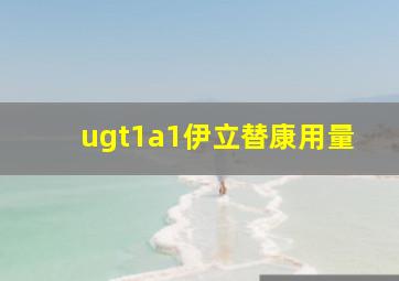 ugt1a1伊立替康用量