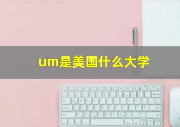 um是美国什么大学