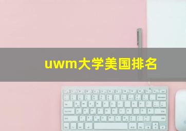 uwm大学美国排名