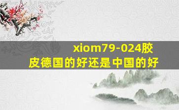 xiom79-024胶皮德国的好还是中国的好