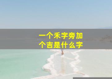 一个禾字旁加个吉是什么字