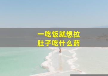 一吃饭就想拉肚子吃什么药