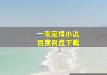 一吻定情小说百度网盘下载