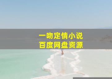 一吻定情小说百度网盘资源