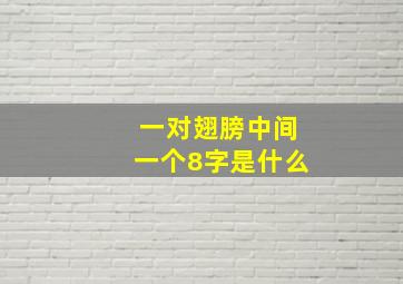 一对翅膀中间一个8字是什么