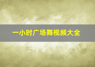 一小时广场舞视频大全