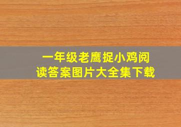 一年级老鹰捉小鸡阅读答案图片大全集下载