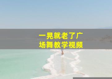 一晃就老了广场舞教学视频