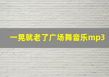 一晃就老了广场舞音乐mp3