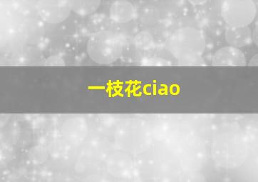 一枝花ciao