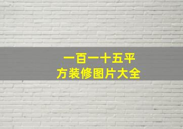 一百一十五平方装修图片大全