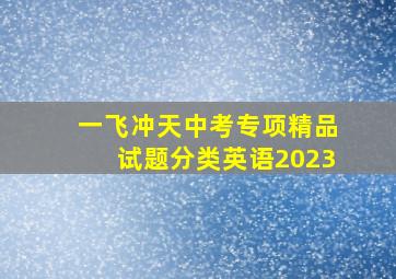 一飞冲天中考专项精品试题分类英语2023