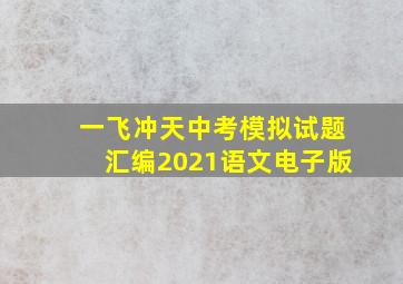 一飞冲天中考模拟试题汇编2021语文电子版