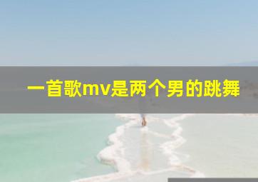 一首歌mv是两个男的跳舞