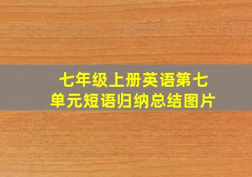 七年级上册英语第七单元短语归纳总结图片