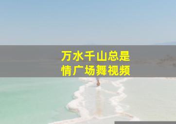 万水千山总是情广场舞视频