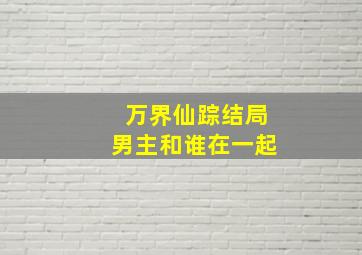 万界仙踪结局男主和谁在一起