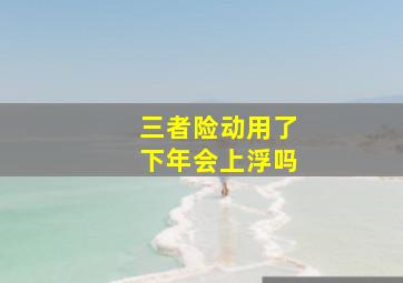 三者险动用了下年会上浮吗