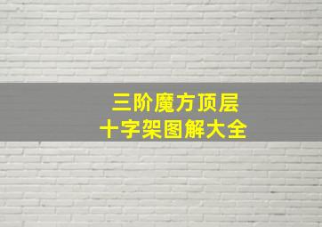 三阶魔方顶层十字架图解大全