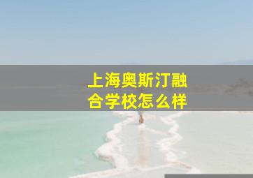 上海奥斯汀融合学校怎么样