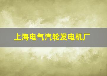 上海电气汽轮发电机厂