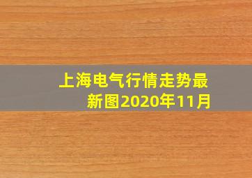 上海电气行情走势最新图2020年11月