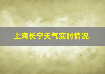 上海长宁天气实时情况