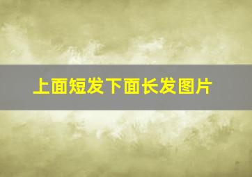 上面短发下面长发图片