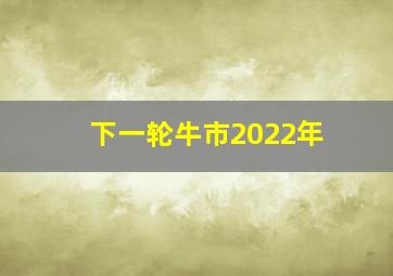 下一轮牛市2022年