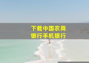 下载中国农商银行手机银行