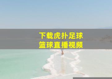 下载虎扑足球篮球直播视频