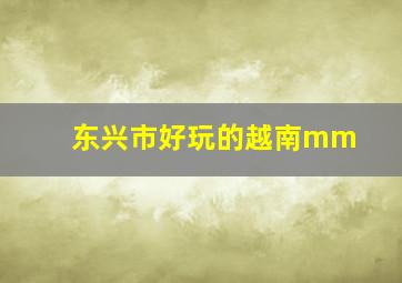 东兴市好玩的越南mm