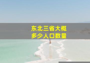 东北三省大概多少人口数量