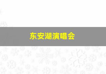 东安湖演唱会