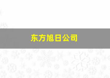 东方旭日公司